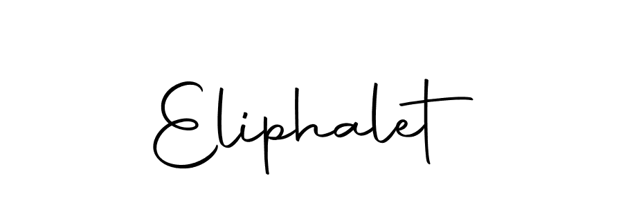 How to make Eliphalet signature? Autography-DOLnW is a professional autograph style. Create handwritten signature for Eliphalet name. Eliphalet signature style 10 images and pictures png