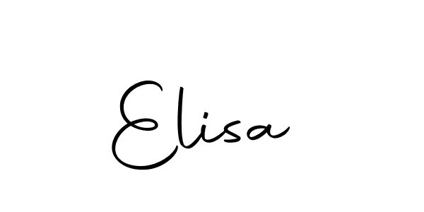 Make a short Elisa  signature style. Manage your documents anywhere anytime using Autography-DOLnW. Create and add eSignatures, submit forms, share and send files easily. Elisa  signature style 10 images and pictures png