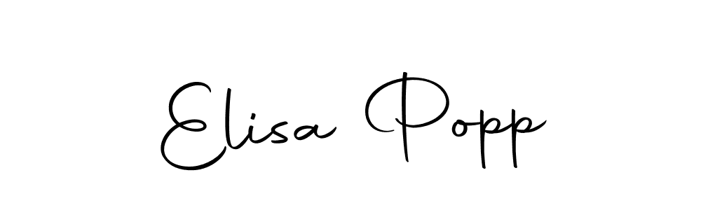 Here are the top 10 professional signature styles for the name Elisa Popp. These are the best autograph styles you can use for your name. Elisa Popp signature style 10 images and pictures png