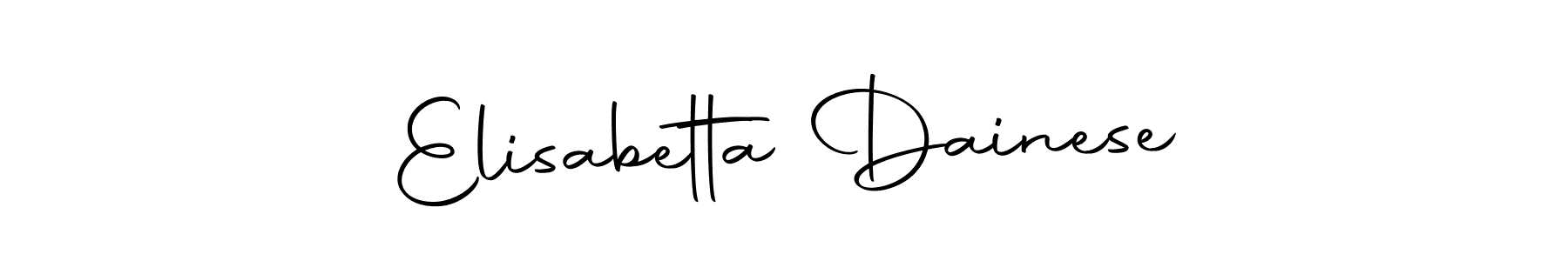 How to make Elisabetta Dainese signature? Autography-DOLnW is a professional autograph style. Create handwritten signature for Elisabetta Dainese name. Elisabetta Dainese signature style 10 images and pictures png