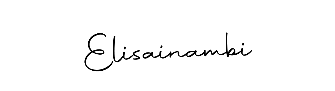 You should practise on your own different ways (Autography-DOLnW) to write your name (Elisainambi) in signature. don't let someone else do it for you. Elisainambi signature style 10 images and pictures png