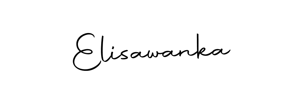 How to make Elisawanka signature? Autography-DOLnW is a professional autograph style. Create handwritten signature for Elisawanka name. Elisawanka signature style 10 images and pictures png