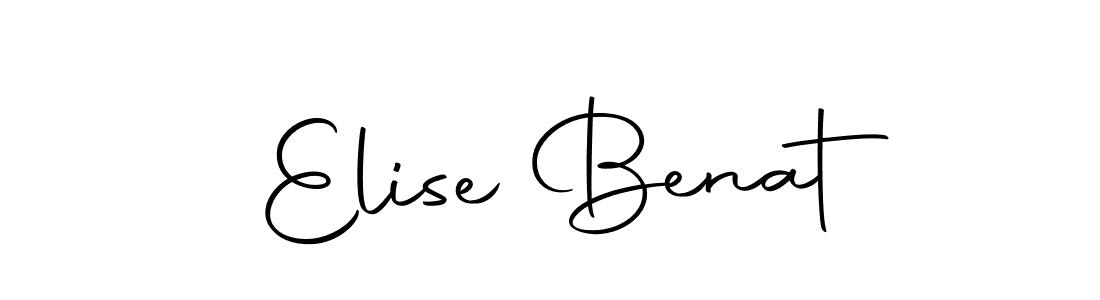Also You can easily find your signature by using the search form. We will create Elise Benat name handwritten signature images for you free of cost using Autography-DOLnW sign style. Elise Benat signature style 10 images and pictures png