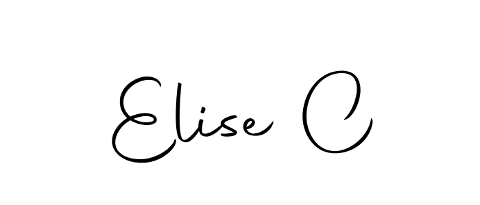 Also You can easily find your signature by using the search form. We will create Elise C name handwritten signature images for you free of cost using Autography-DOLnW sign style. Elise C signature style 10 images and pictures png