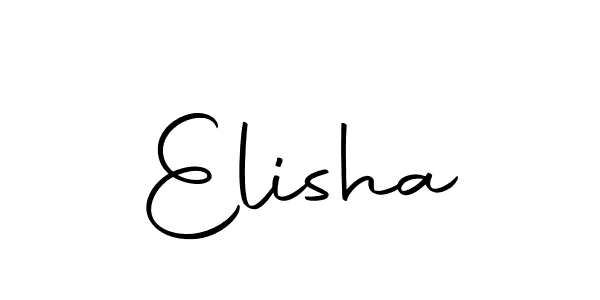 Design your own signature with our free online signature maker. With this signature software, you can create a handwritten (Autography-DOLnW) signature for name Elisha. Elisha signature style 10 images and pictures png
