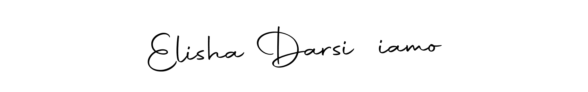 Make a beautiful signature design for name Elisha Darsi Čiamo. With this signature (Autography-DOLnW) style, you can create a handwritten signature for free. Elisha Darsi Čiamo signature style 10 images and pictures png