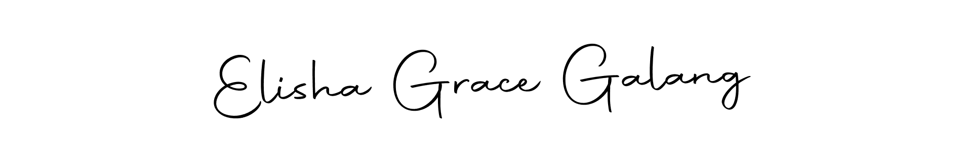 Autography-DOLnW is a professional signature style that is perfect for those who want to add a touch of class to their signature. It is also a great choice for those who want to make their signature more unique. Get Elisha Grace Galang name to fancy signature for free. Elisha Grace Galang signature style 10 images and pictures png
