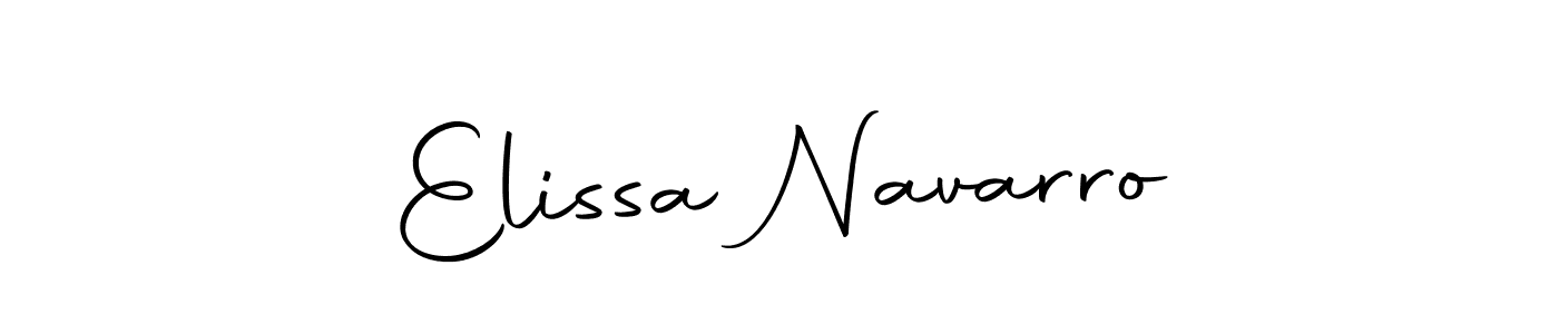 Make a beautiful signature design for name Elissa Navarro. With this signature (Autography-DOLnW) style, you can create a handwritten signature for free. Elissa Navarro signature style 10 images and pictures png