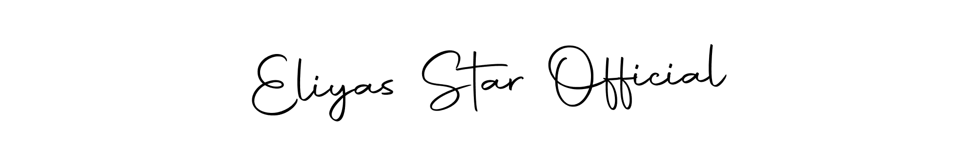 Also we have Eliyas Star Official name is the best signature style. Create professional handwritten signature collection using Autography-DOLnW autograph style. Eliyas Star Official signature style 10 images and pictures png