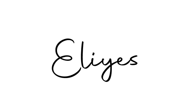 How to make Eliyes signature? Autography-DOLnW is a professional autograph style. Create handwritten signature for Eliyes name. Eliyes signature style 10 images and pictures png