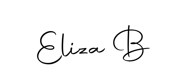 The best way (Autography-DOLnW) to make a short signature is to pick only two or three words in your name. The name Eliza B include a total of six letters. For converting this name. Eliza B signature style 10 images and pictures png