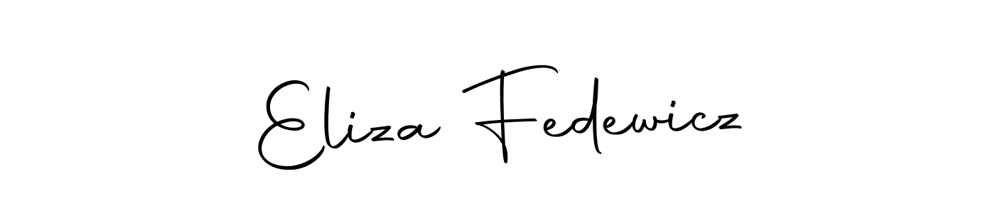 Make a beautiful signature design for name Eliza Fedewicz. Use this online signature maker to create a handwritten signature for free. Eliza Fedewicz signature style 10 images and pictures png