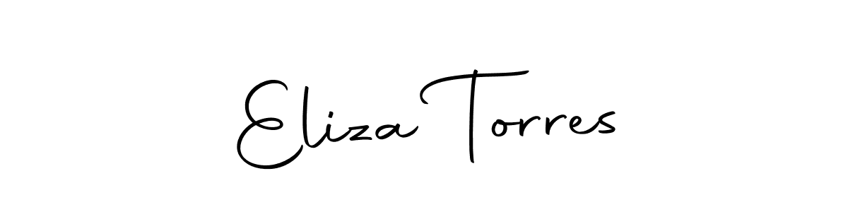 It looks lik you need a new signature style for name Eliza Torres. Design unique handwritten (Autography-DOLnW) signature with our free signature maker in just a few clicks. Eliza Torres signature style 10 images and pictures png