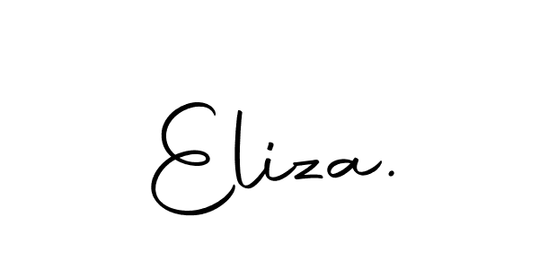 It looks lik you need a new signature style for name Eliza.. Design unique handwritten (Autography-DOLnW) signature with our free signature maker in just a few clicks. Eliza. signature style 10 images and pictures png