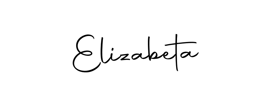 Make a beautiful signature design for name Elizabeta. Use this online signature maker to create a handwritten signature for free. Elizabeta signature style 10 images and pictures png