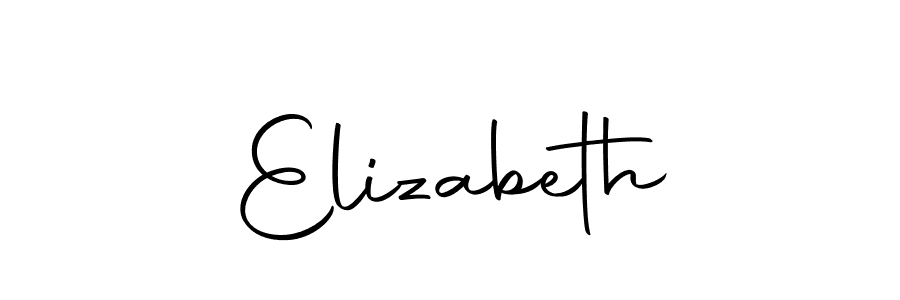 Elizabeth stylish signature style. Best Handwritten Sign (Autography-DOLnW) for my name. Handwritten Signature Collection Ideas for my name Elizabeth. Elizabeth signature style 10 images and pictures png