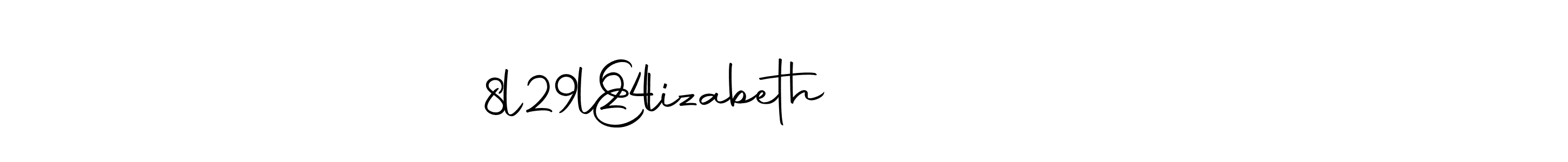 How to make Elizabeth             8l29l24 signature? Autography-DOLnW is a professional autograph style. Create handwritten signature for Elizabeth             8l29l24 name. Elizabeth             8l29l24 signature style 10 images and pictures png