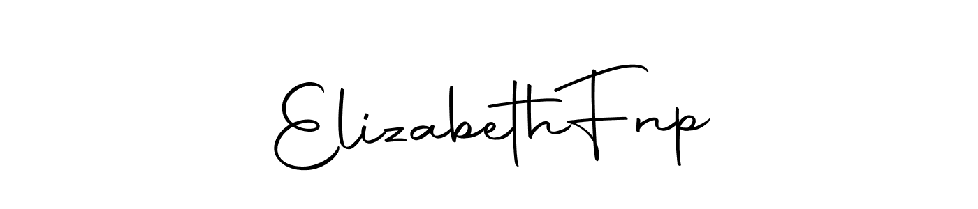 How to make Elizabeth  Fnp signature? Autography-DOLnW is a professional autograph style. Create handwritten signature for Elizabeth  Fnp name. Elizabeth  Fnp signature style 10 images and pictures png