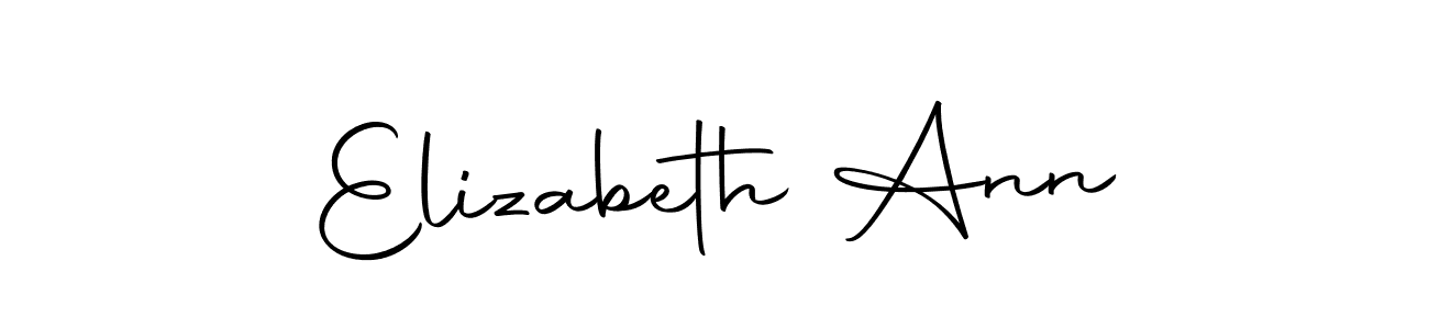 Create a beautiful signature design for name Elizabeth Ann. With this signature (Autography-DOLnW) fonts, you can make a handwritten signature for free. Elizabeth Ann signature style 10 images and pictures png