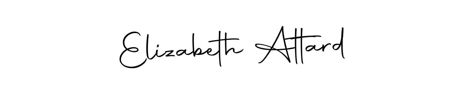 Design your own signature with our free online signature maker. With this signature software, you can create a handwritten (Autography-DOLnW) signature for name Elizabeth Attard. Elizabeth Attard signature style 10 images and pictures png