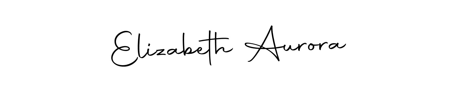 Autography-DOLnW is a professional signature style that is perfect for those who want to add a touch of class to their signature. It is also a great choice for those who want to make their signature more unique. Get Elizabeth Aurora name to fancy signature for free. Elizabeth Aurora signature style 10 images and pictures png