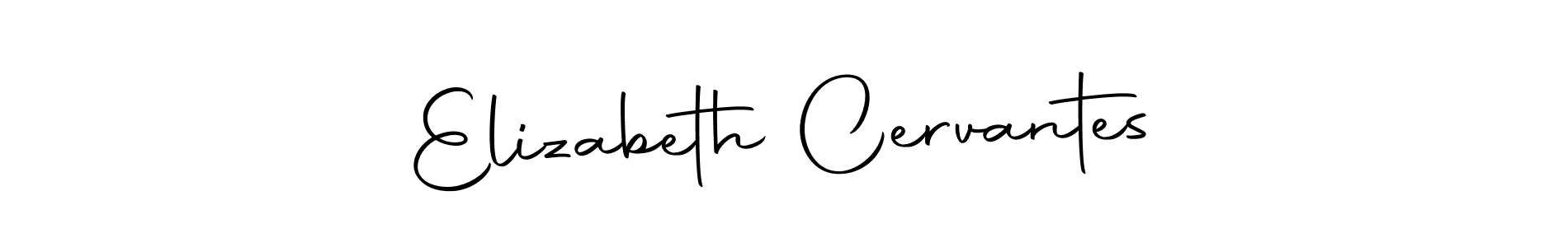 Design your own signature with our free online signature maker. With this signature software, you can create a handwritten (Autography-DOLnW) signature for name Elizabeth Cervantes. Elizabeth Cervantes signature style 10 images and pictures png
