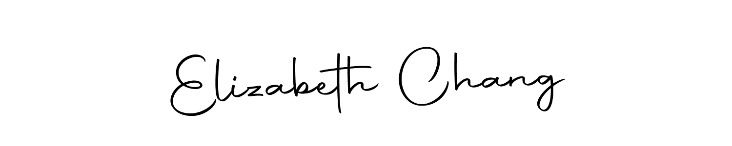 The best way (Autography-DOLnW) to make a short signature is to pick only two or three words in your name. The name Elizabeth Chang include a total of six letters. For converting this name. Elizabeth Chang signature style 10 images and pictures png