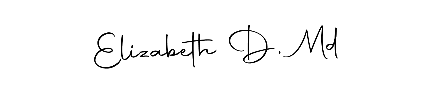 The best way (Autography-DOLnW) to make a short signature is to pick only two or three words in your name. The name Elizabeth D, Md include a total of six letters. For converting this name. Elizabeth D, Md signature style 10 images and pictures png