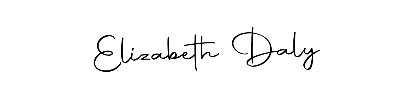 Create a beautiful signature design for name Elizabeth Daly. With this signature (Autography-DOLnW) fonts, you can make a handwritten signature for free. Elizabeth Daly signature style 10 images and pictures png