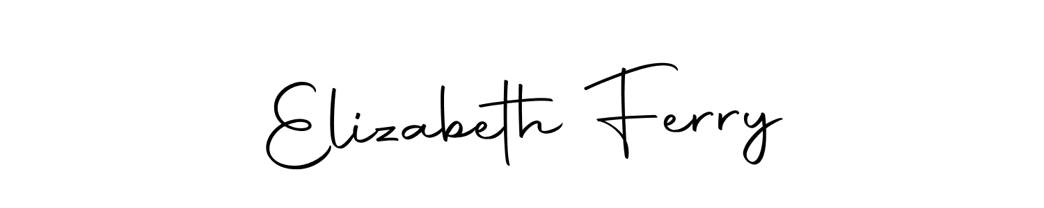 Make a short Elizabeth Ferry signature style. Manage your documents anywhere anytime using Autography-DOLnW. Create and add eSignatures, submit forms, share and send files easily. Elizabeth Ferry signature style 10 images and pictures png