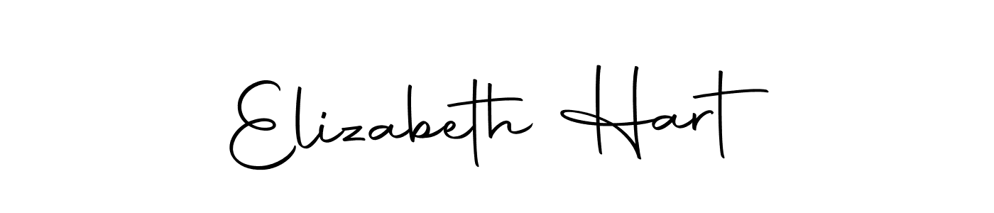 How to make Elizabeth Hart name signature. Use Autography-DOLnW style for creating short signs online. This is the latest handwritten sign. Elizabeth Hart signature style 10 images and pictures png