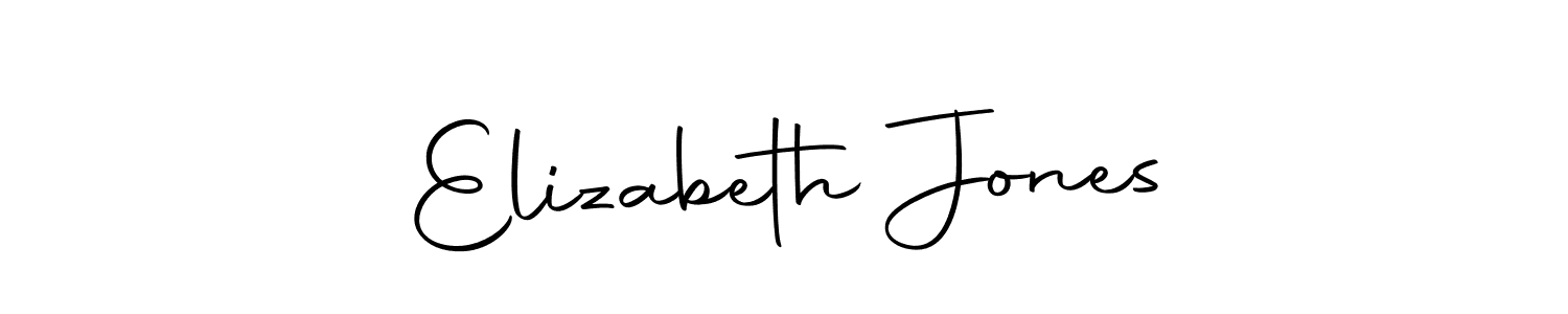 Use a signature maker to create a handwritten signature online. With this signature software, you can design (Autography-DOLnW) your own signature for name Elizabeth Jones. Elizabeth Jones signature style 10 images and pictures png