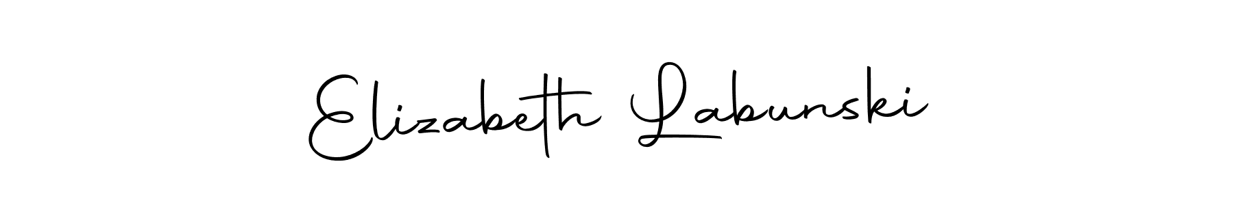 Also we have Elizabeth Labunski name is the best signature style. Create professional handwritten signature collection using Autography-DOLnW autograph style. Elizabeth Labunski signature style 10 images and pictures png