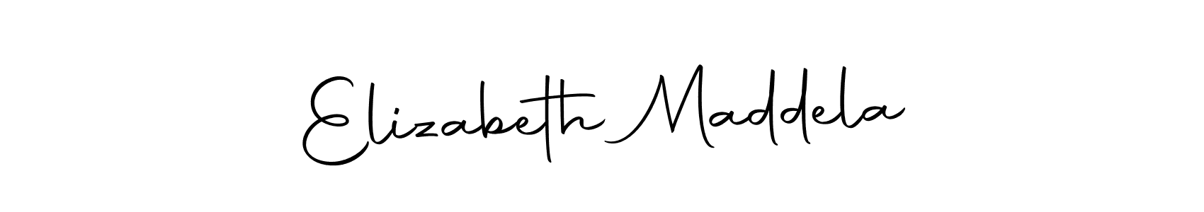 Design your own signature with our free online signature maker. With this signature software, you can create a handwritten (Autography-DOLnW) signature for name Elizabeth Maddela. Elizabeth Maddela signature style 10 images and pictures png