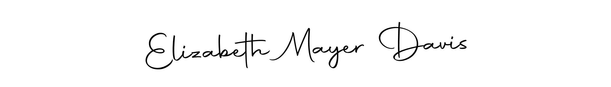 Make a beautiful signature design for name Elizabeth Mayer Davis. Use this online signature maker to create a handwritten signature for free. Elizabeth Mayer Davis signature style 10 images and pictures png