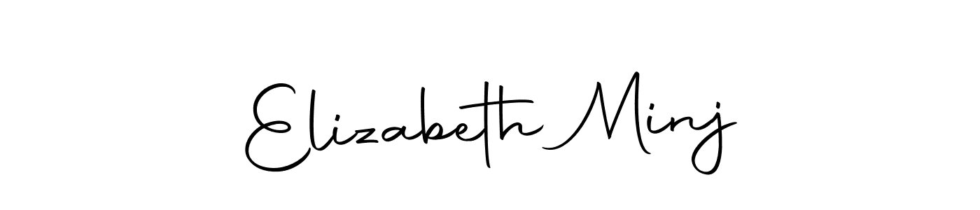 Similarly Autography-DOLnW is the best handwritten signature design. Signature creator online .You can use it as an online autograph creator for name Elizabeth Minj. Elizabeth Minj signature style 10 images and pictures png