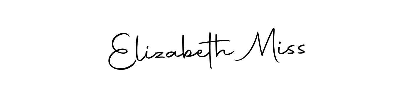 Use a signature maker to create a handwritten signature online. With this signature software, you can design (Autography-DOLnW) your own signature for name Elizabeth Miss. Elizabeth Miss signature style 10 images and pictures png