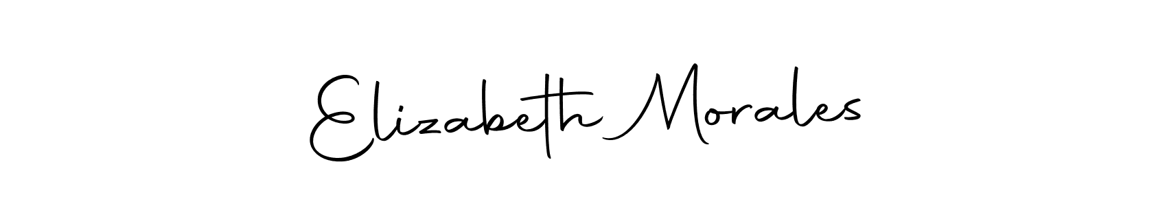 Autography-DOLnW is a professional signature style that is perfect for those who want to add a touch of class to their signature. It is also a great choice for those who want to make their signature more unique. Get Elizabeth Morales name to fancy signature for free. Elizabeth Morales signature style 10 images and pictures png