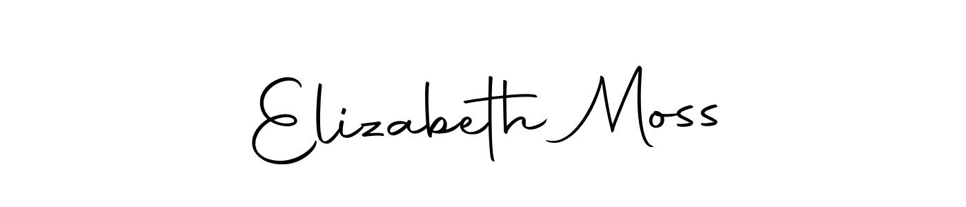 Elizabeth Moss stylish signature style. Best Handwritten Sign (Autography-DOLnW) for my name. Handwritten Signature Collection Ideas for my name Elizabeth Moss. Elizabeth Moss signature style 10 images and pictures png