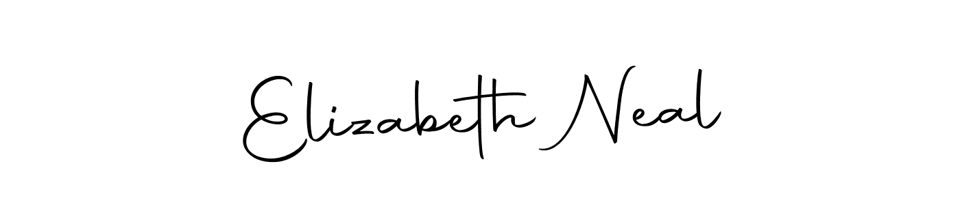 You should practise on your own different ways (Autography-DOLnW) to write your name (Elizabeth Neal) in signature. don't let someone else do it for you. Elizabeth Neal signature style 10 images and pictures png