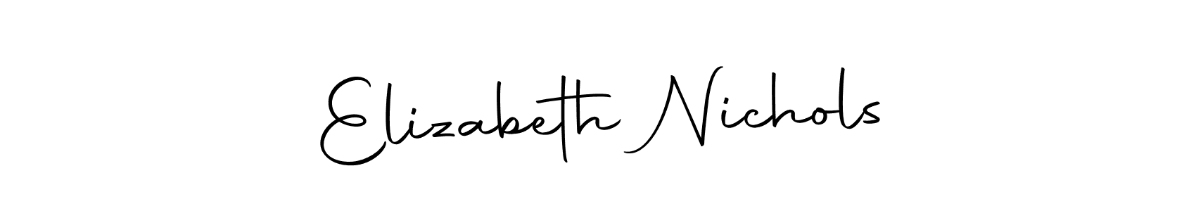 Make a beautiful signature design for name Elizabeth Nichols. Use this online signature maker to create a handwritten signature for free. Elizabeth Nichols signature style 10 images and pictures png