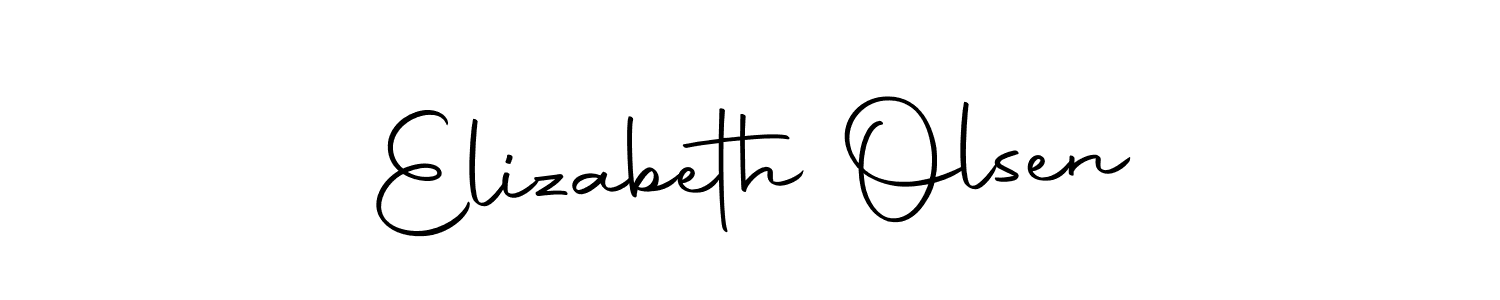 It looks lik you need a new signature style for name Elizabeth Olsen. Design unique handwritten (Autography-DOLnW) signature with our free signature maker in just a few clicks. Elizabeth Olsen signature style 10 images and pictures png