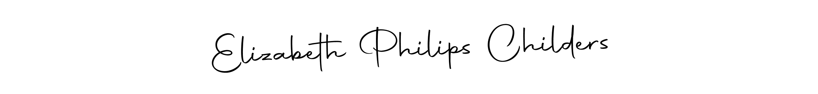 Similarly Autography-DOLnW is the best handwritten signature design. Signature creator online .You can use it as an online autograph creator for name Elizabeth Philips Childers. Elizabeth Philips Childers signature style 10 images and pictures png