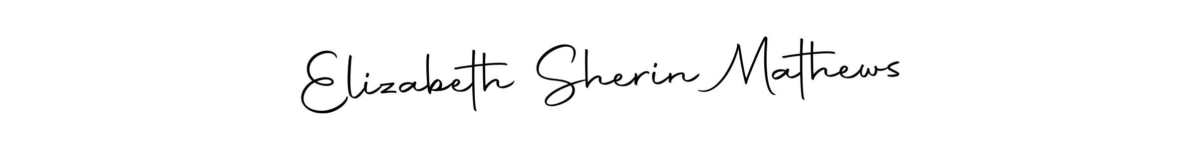 Elizabeth Sherin Mathews stylish signature style. Best Handwritten Sign (Autography-DOLnW) for my name. Handwritten Signature Collection Ideas for my name Elizabeth Sherin Mathews. Elizabeth Sherin Mathews signature style 10 images and pictures png