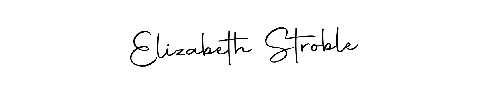 How to make Elizabeth Stroble signature? Autography-DOLnW is a professional autograph style. Create handwritten signature for Elizabeth Stroble name. Elizabeth Stroble signature style 10 images and pictures png