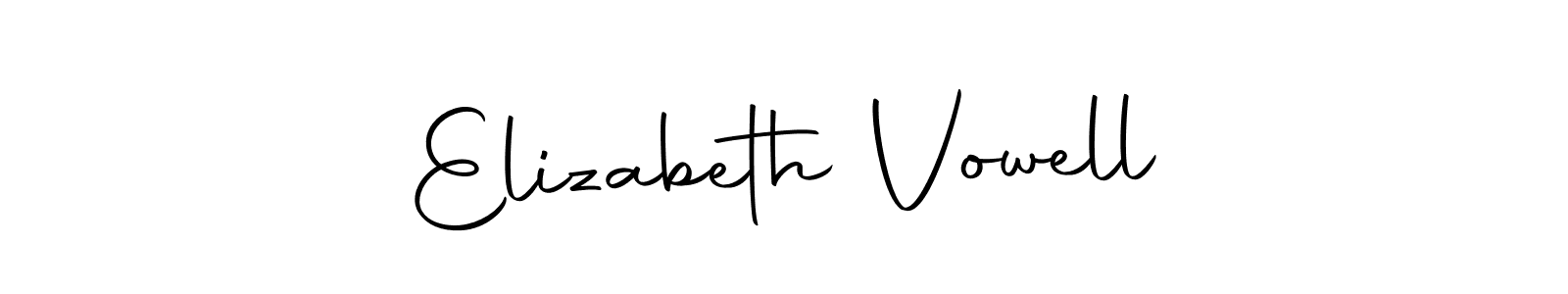 Once you've used our free online signature maker to create your best signature Autography-DOLnW style, it's time to enjoy all of the benefits that Elizabeth Vowell name signing documents. Elizabeth Vowell signature style 10 images and pictures png
