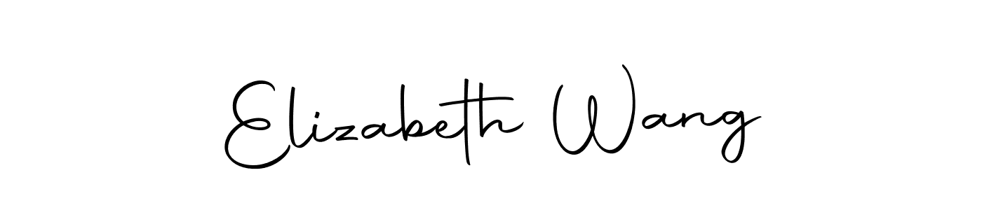 You can use this online signature creator to create a handwritten signature for the name Elizabeth Wang. This is the best online autograph maker. Elizabeth Wang signature style 10 images and pictures png