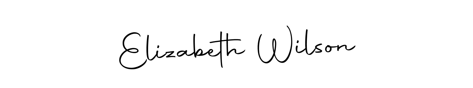 Autography-DOLnW is a professional signature style that is perfect for those who want to add a touch of class to their signature. It is also a great choice for those who want to make their signature more unique. Get Elizabeth Wilson name to fancy signature for free. Elizabeth Wilson signature style 10 images and pictures png