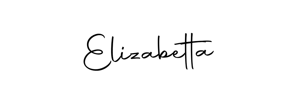 It looks lik you need a new signature style for name Elizabetta. Design unique handwritten (Autography-DOLnW) signature with our free signature maker in just a few clicks. Elizabetta signature style 10 images and pictures png