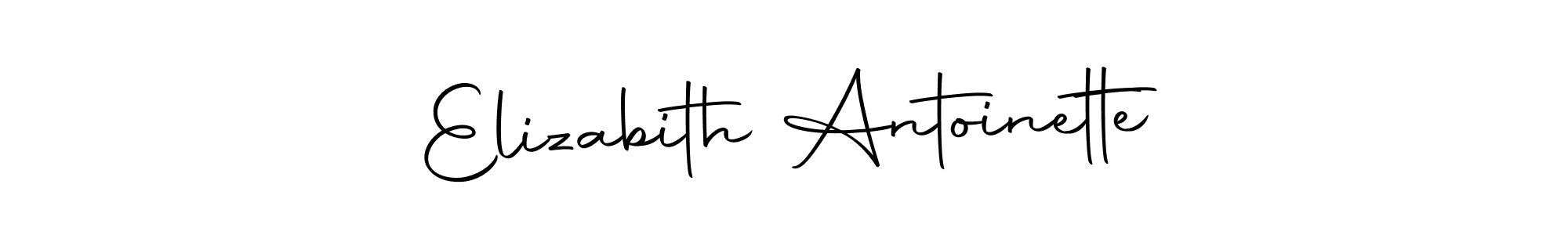 How to make Elizabith Antoinette signature? Autography-DOLnW is a professional autograph style. Create handwritten signature for Elizabith Antoinette name. Elizabith Antoinette signature style 10 images and pictures png